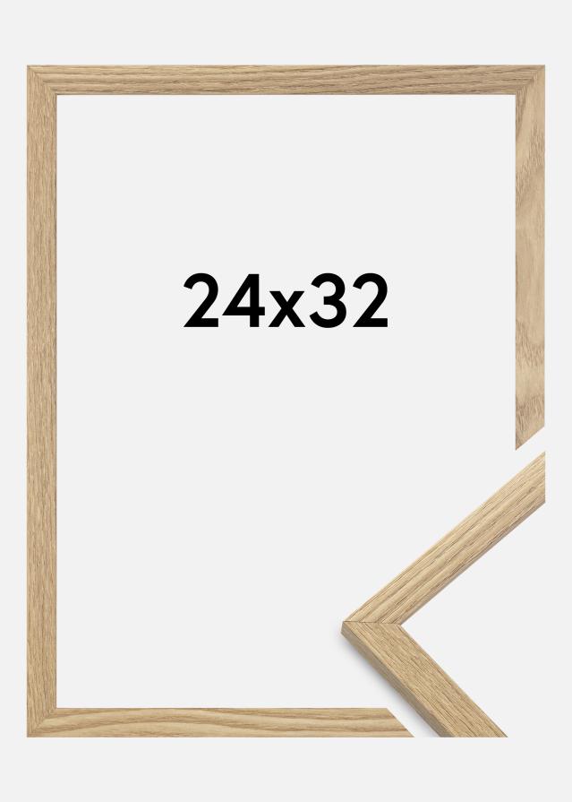 Cadre Trendy Verre acrylique Chêne massif 24x32 cm