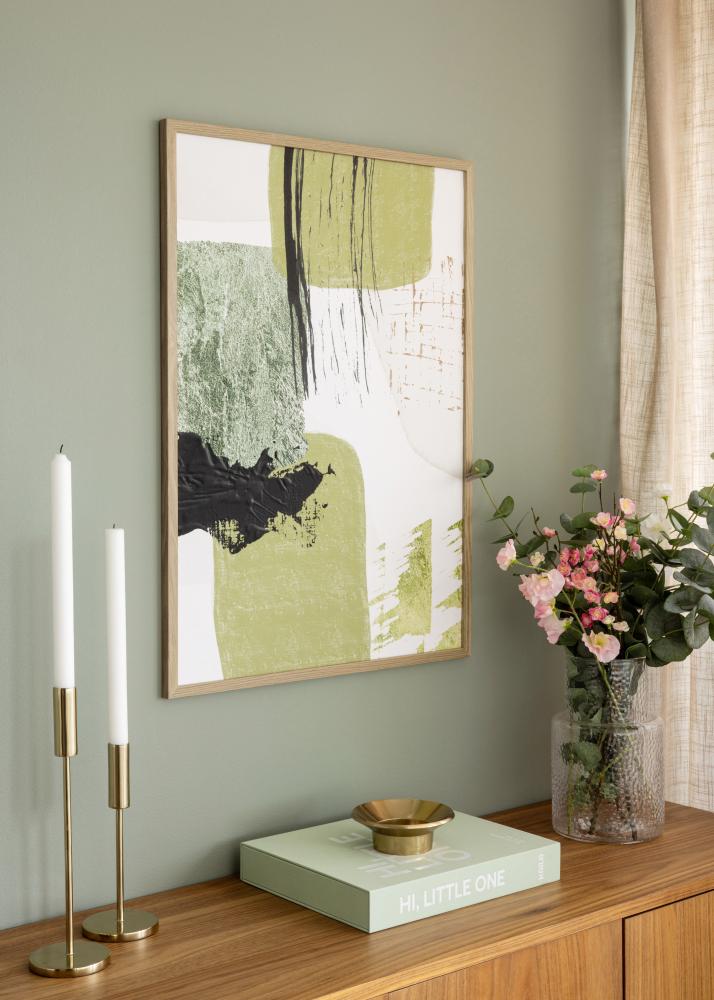 Cadre Trendy Verre Acrylique Chêne Massif 15x30 cm