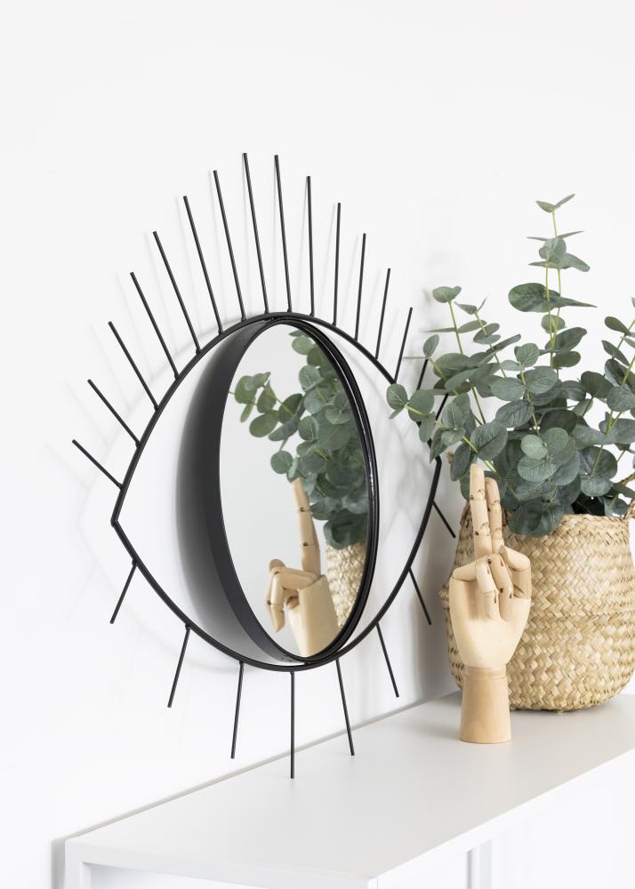 KAILA Miroir Eye - Noir 54x69 cm