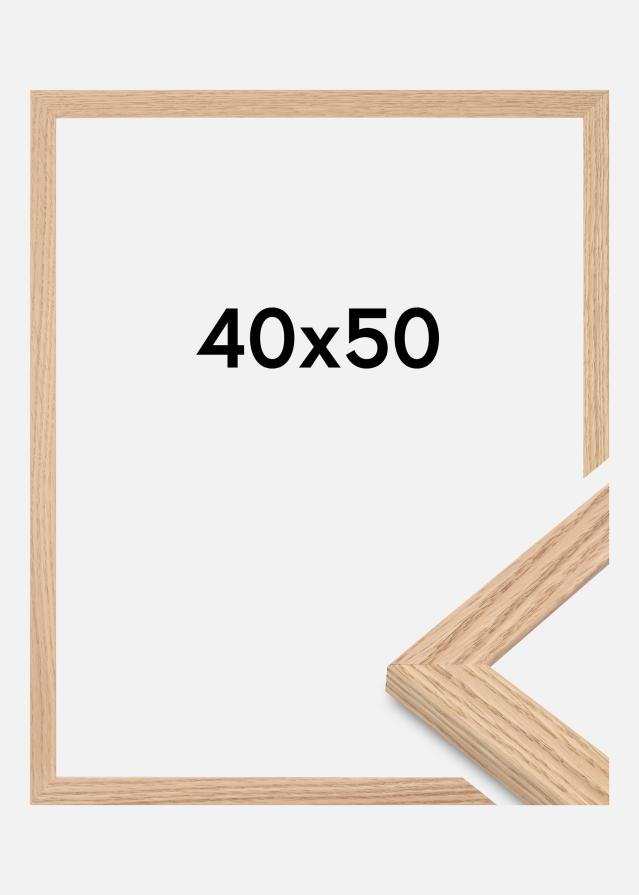 Cadre Tidlös Verre Acrylique Chêne massif 40x50 cm