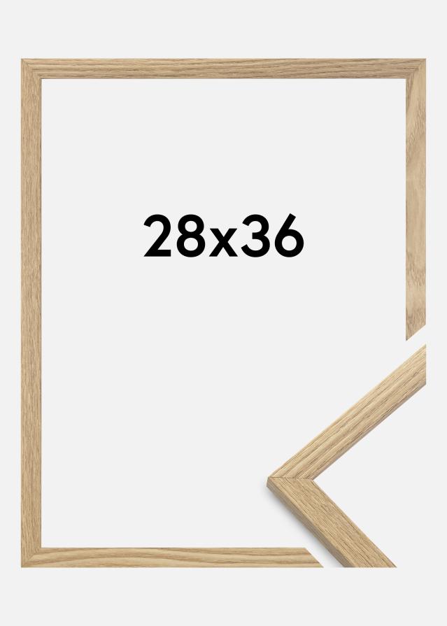 Cadre Trendy Verre acrylique Chêne massif 28x36 cm