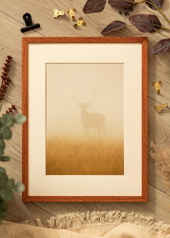 Cadre Ares Verre acrylique Cerise 40x50 cm