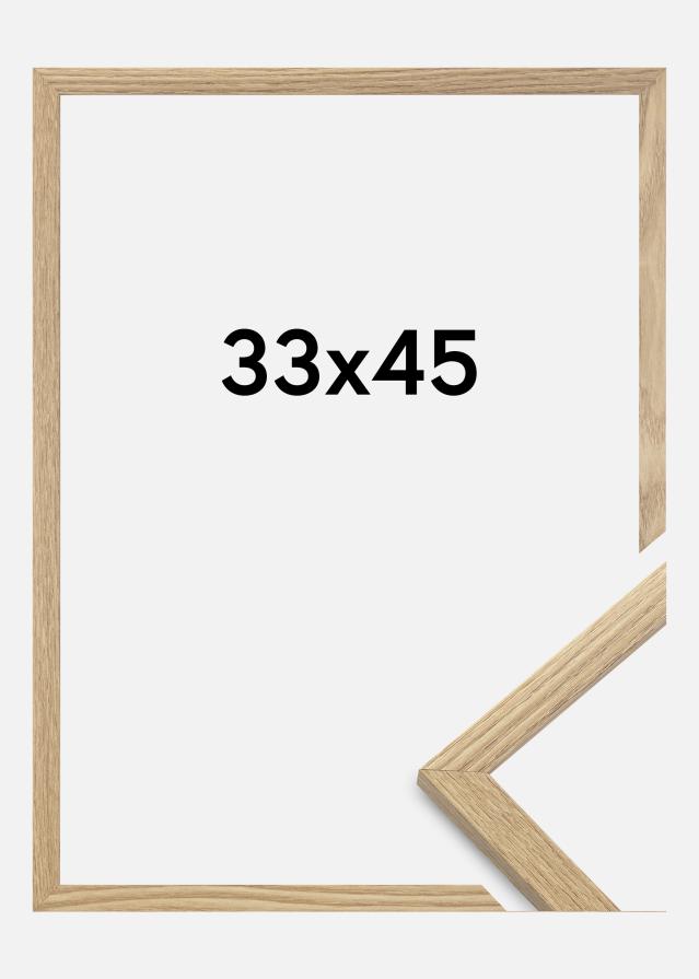 Cadre Trendy Verre acrylique Chêne massif 33x45 cm