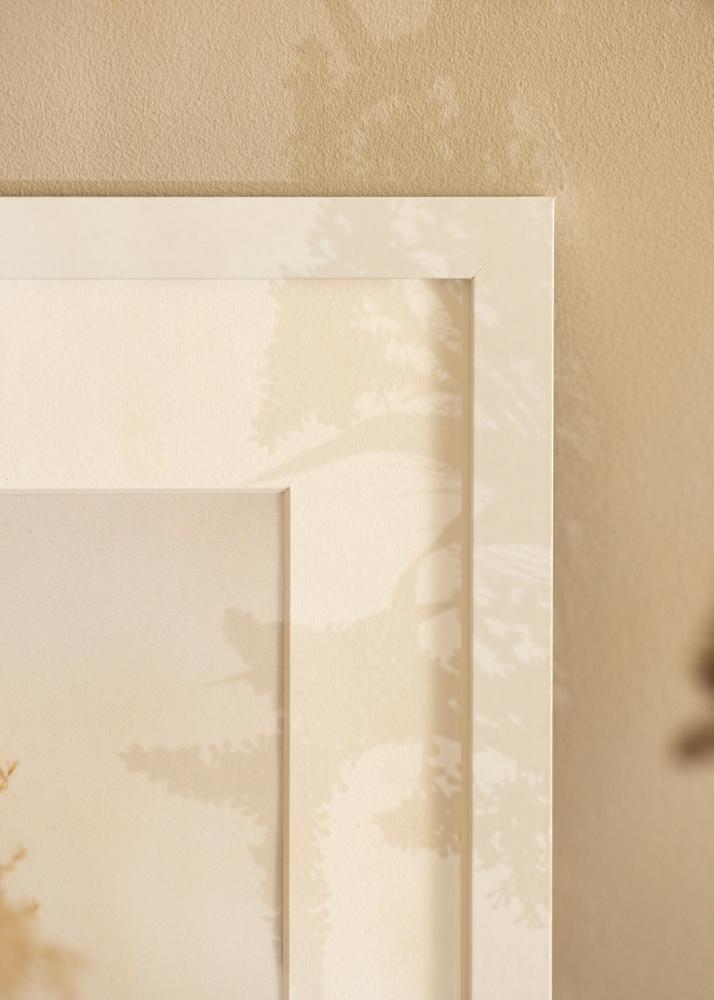 Cadre BGA Classic Verre Acrylique Blanc 20x20 cm