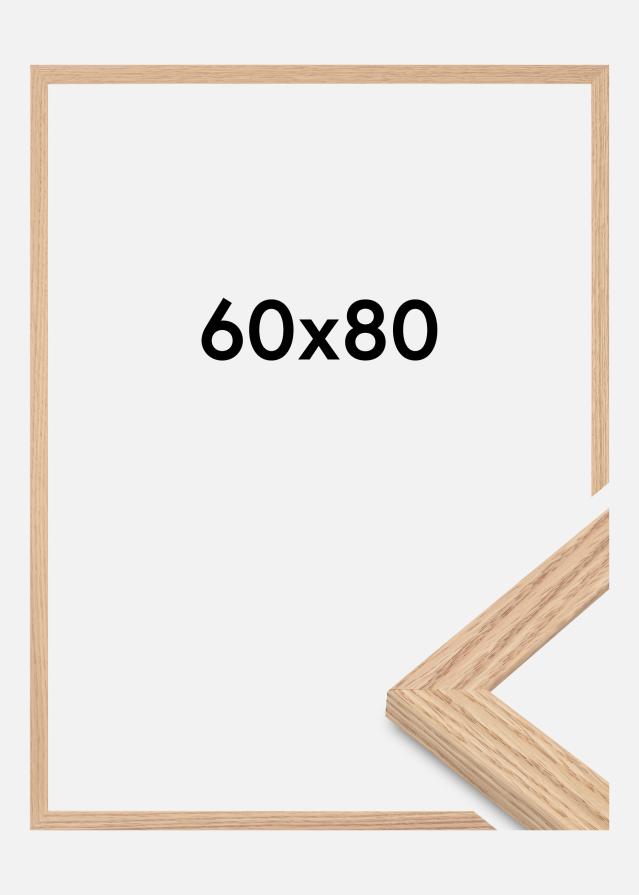 Cadre Tidlös Verre Acrylique Chêne massif 60x80 cm
