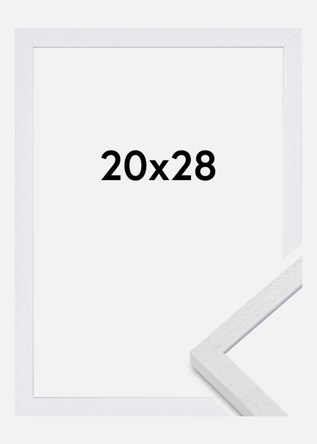 Cadre Glendale Mat Verre antireflet Blanc 20x28 cm