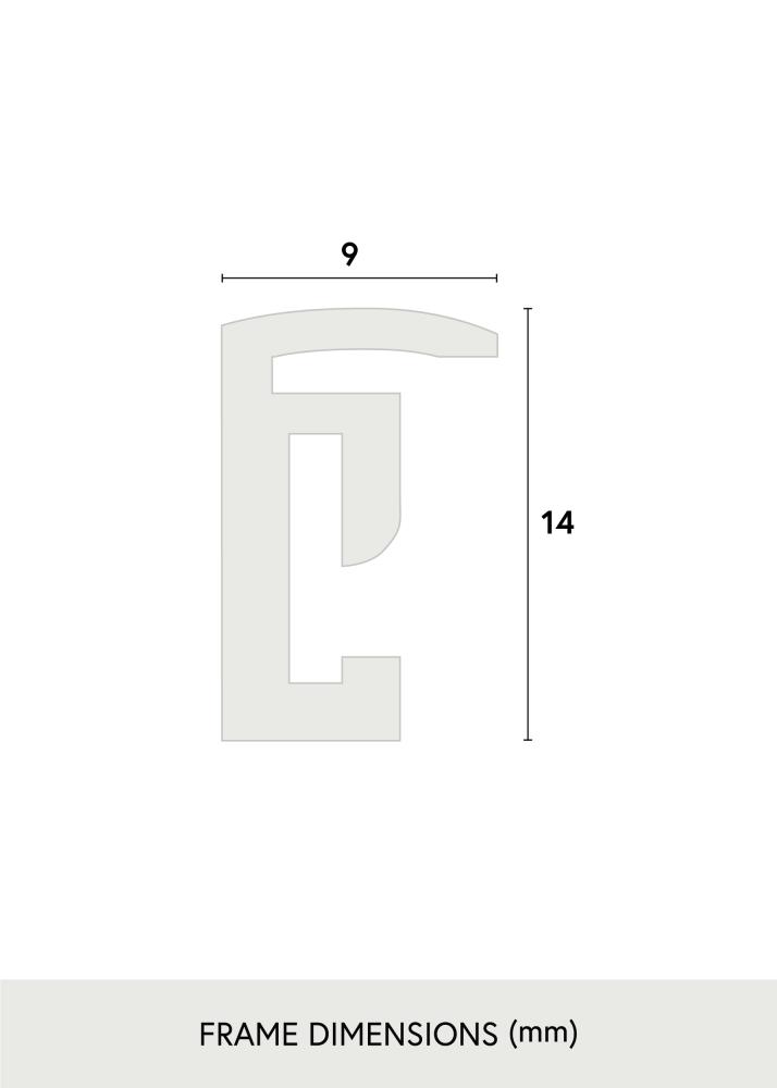 Cadre New Lifestyle Verre Acrylique Noir 13x18 cm