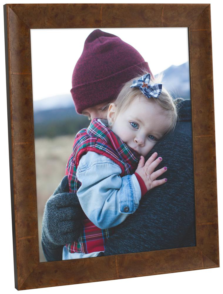 Ram Ribe Ljusbrun Rotfanér - Valfri Storlek