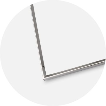 Cadre Métal Lisse Argent 10x15 cm