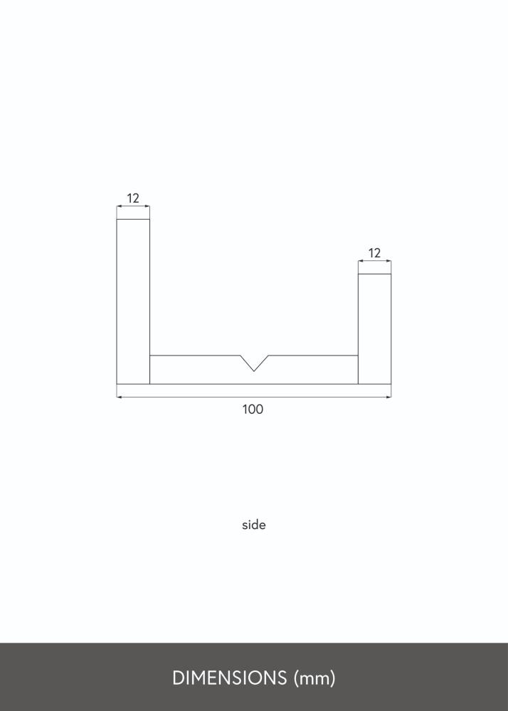 KAILA Étagère à tableaux Blanc 140 cm