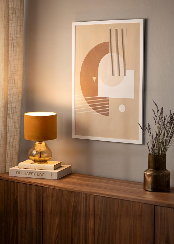 Cadre BGA Classic Verre Acrylique Blanc 20x20 cm