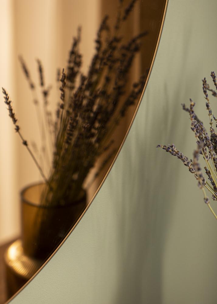 KAILA Miroir rond Rose Gold diamètre 80 cm