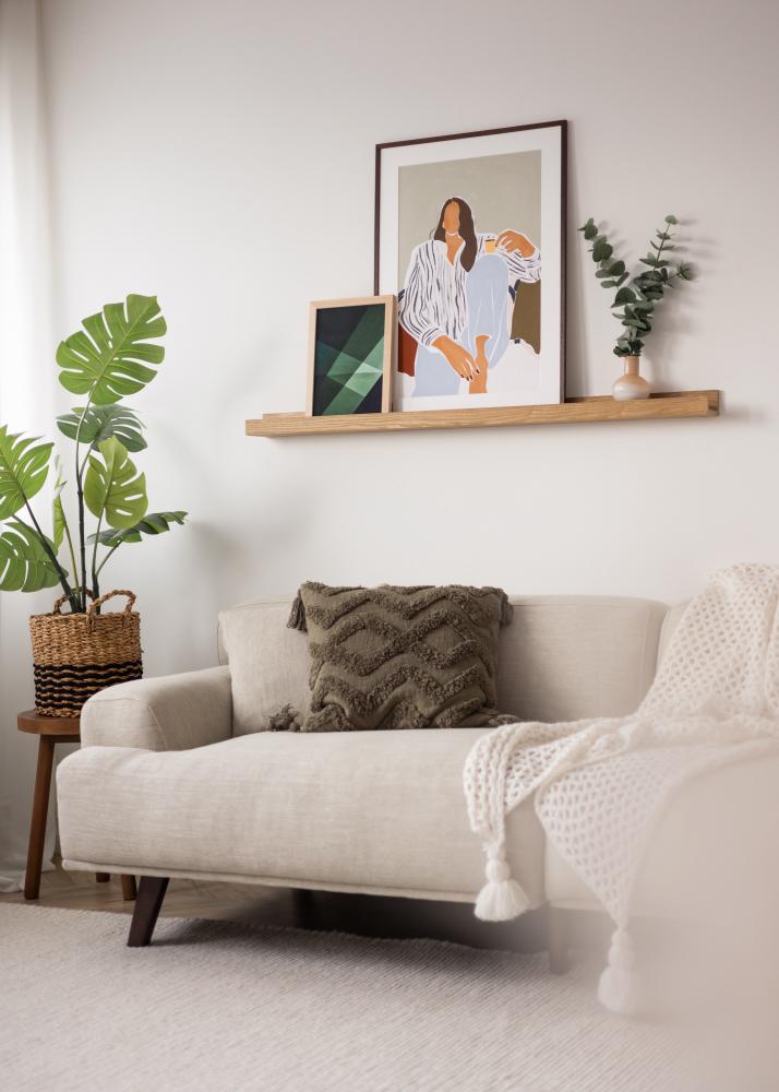 KAILA Étagère Murale Chêne 130 cm