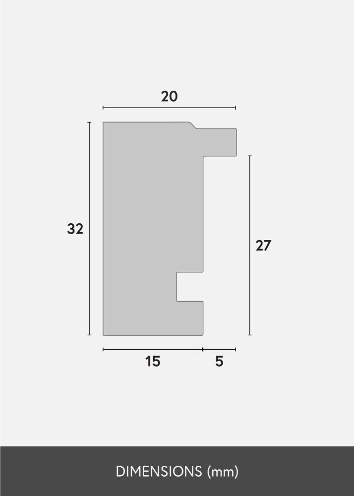 Cadre Diana Verre acrylique Violet 28x35 cm
