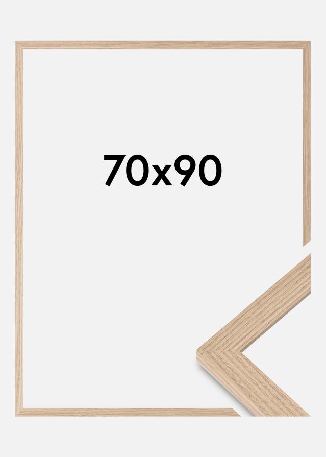 Cadre BGA Classic Verre Acrylique Chêne 70x90 cm