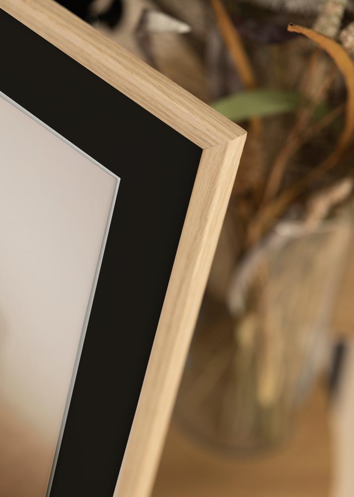 Cadre Edsbyn Chêne 20x30 cm - Passe-partout Noir 15x21 cm