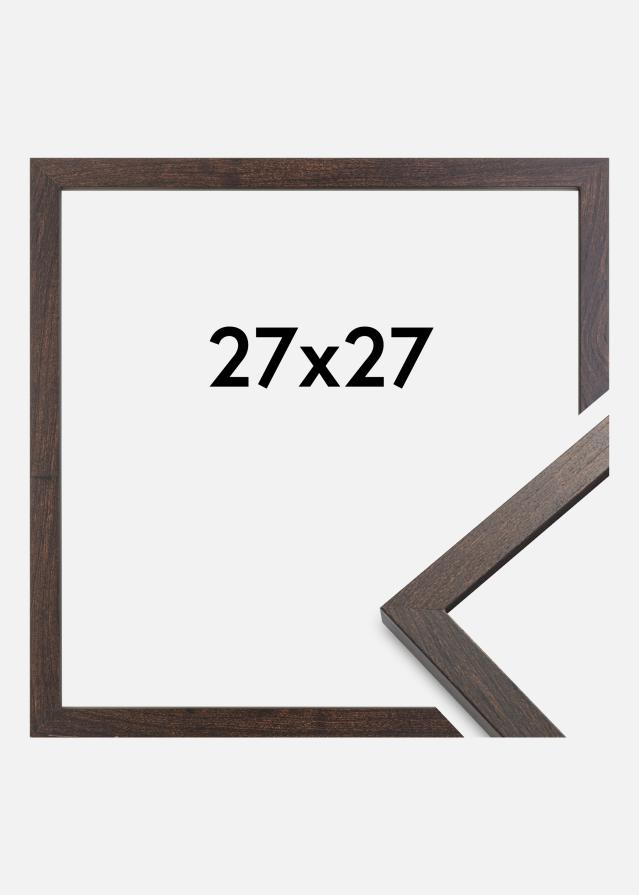 Cadre Trendy Verre Acrylique Noyer 27x27 cm