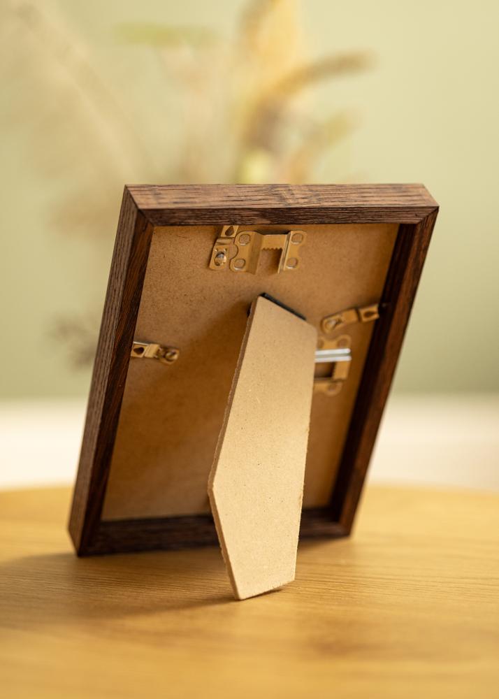 Massive Oak Verre acrylique Dark Painted 18x24 cm