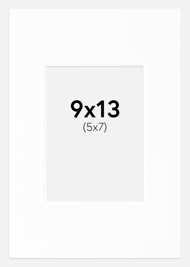 Passe-partout Canson Blanc (noyau blanc) 9x13 cm (5x7)