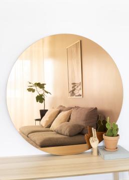 KAILA Miroir rond Rose Gold diamètre 110 cm