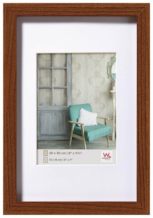 Cadre New Stockholm Noyer 15x20 cm