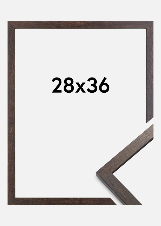 Cadre Trendy Verre acrylique Noyer 28x36 cm