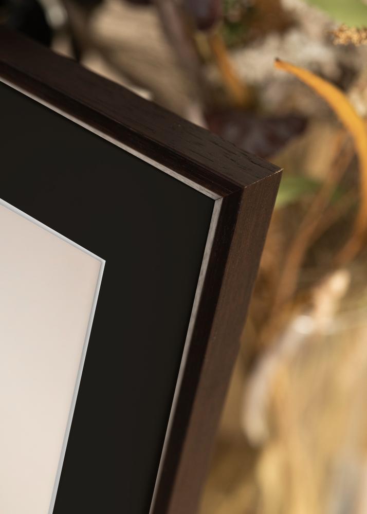 Cadre Globe Expresso 40x100 cm - Passe-partout Noir 30x91 cm