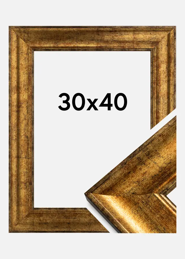 Cadre Saltsjöbaden Verre Acrylique Or 30x40 cm