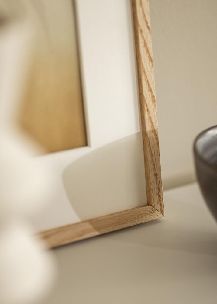 Cadre E-Line Verre Acrylique Chêne 50x50 cm