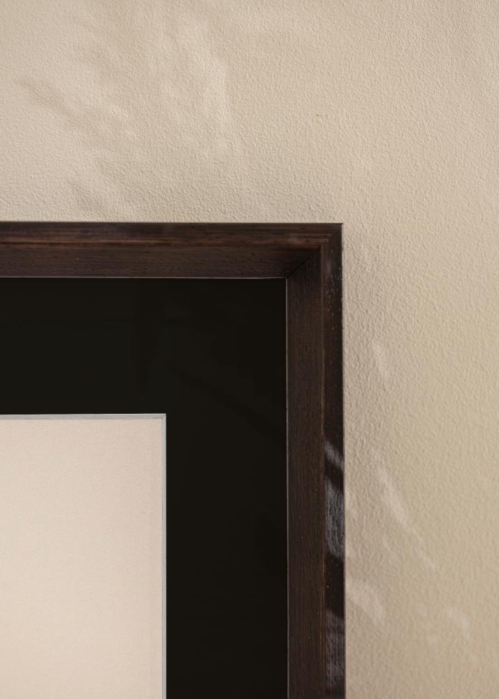 Cadre Globe Expresso 40x100 cm - Passe-partout Noir 30x91 cm