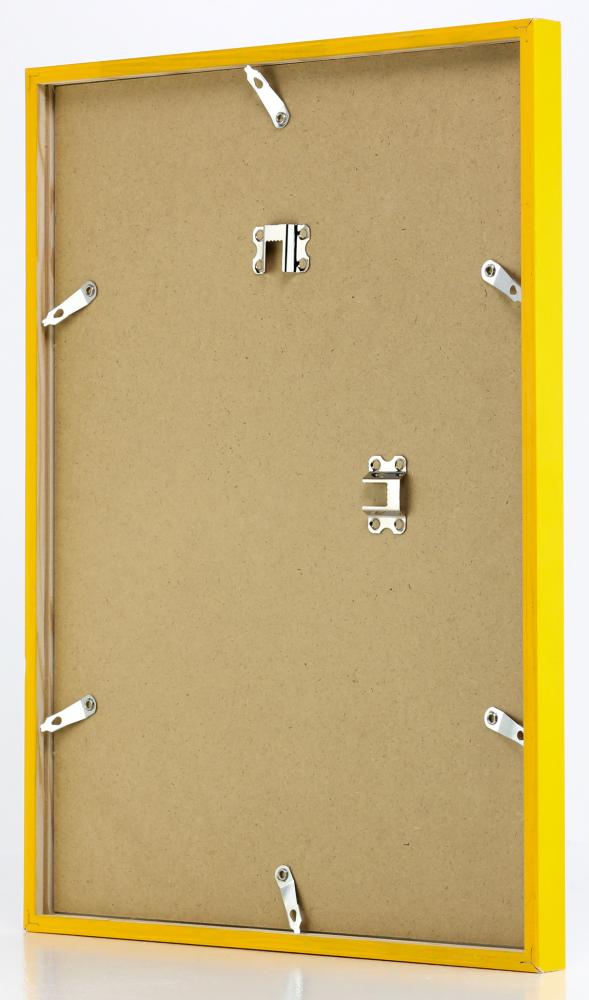 Cadre E-Line Jaune 30x40 cm - Passe-partout Noir 21x29,7 cm