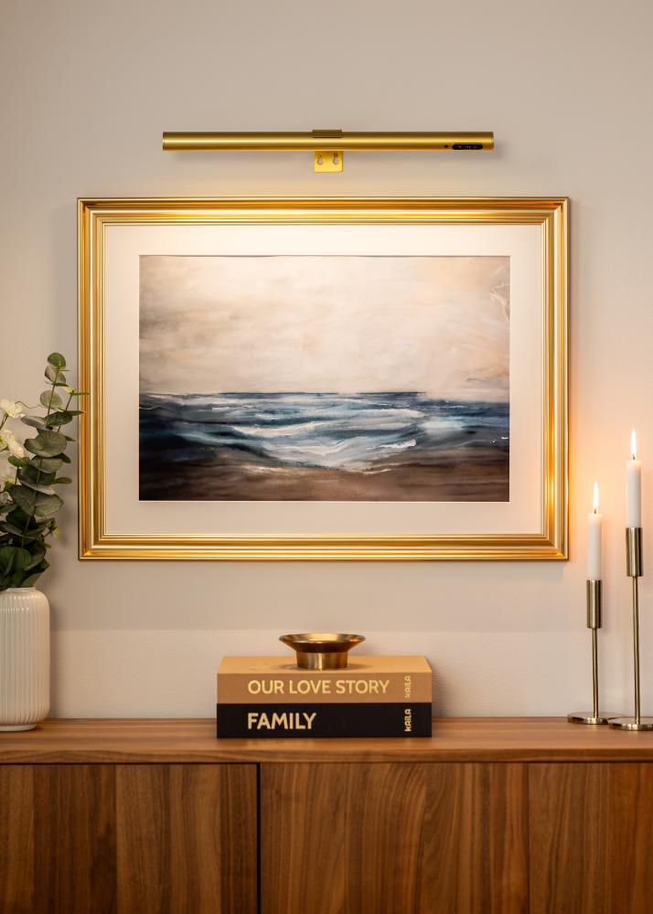 KAILA Halo Éclairage pour Tableaux à Piles 50 cm - Or