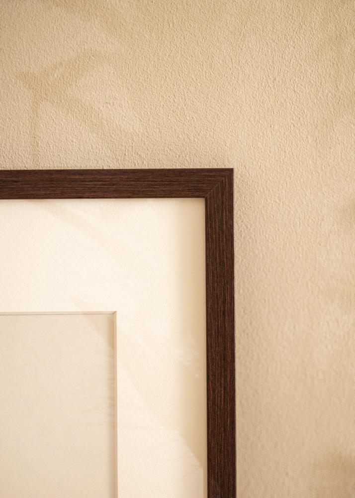 Cadre Modern Verre acrylique Noyer 50x70 cm