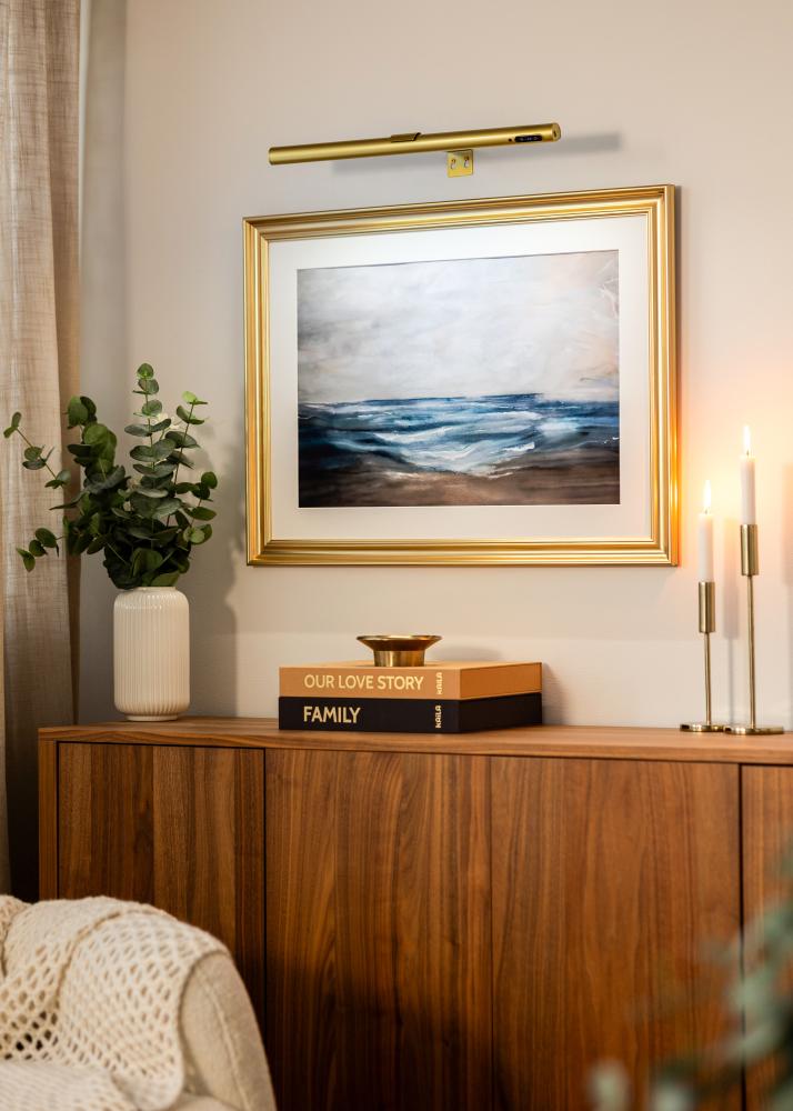 KAILA Halo Éclairage pour Tableaux à Piles 50 cm - Or