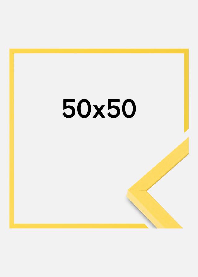 Colorful Verre acrylique Jaune 50x50 cm