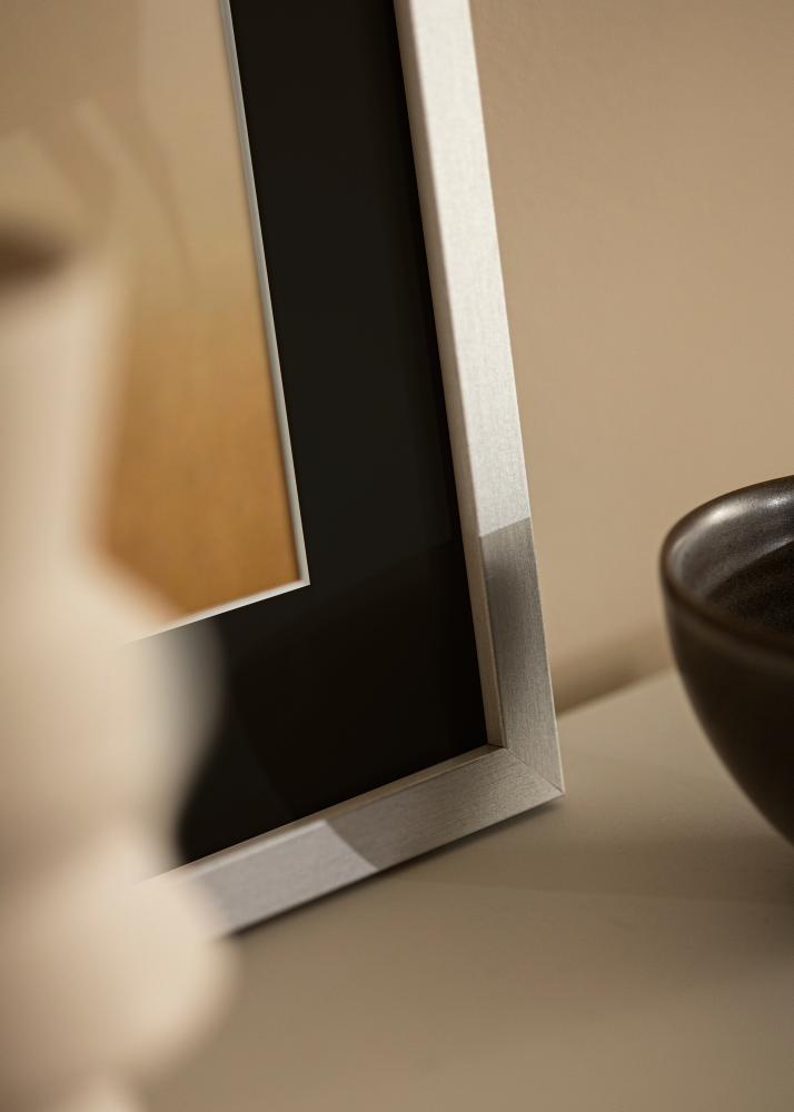 Cadre Selection Argent 70x100 cm - Passe-partout Noir 62x93 cm