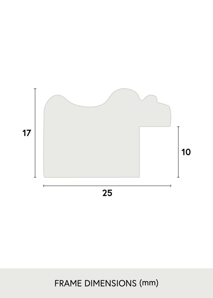 Miroir Drottningholm Argent II - Sur mesure