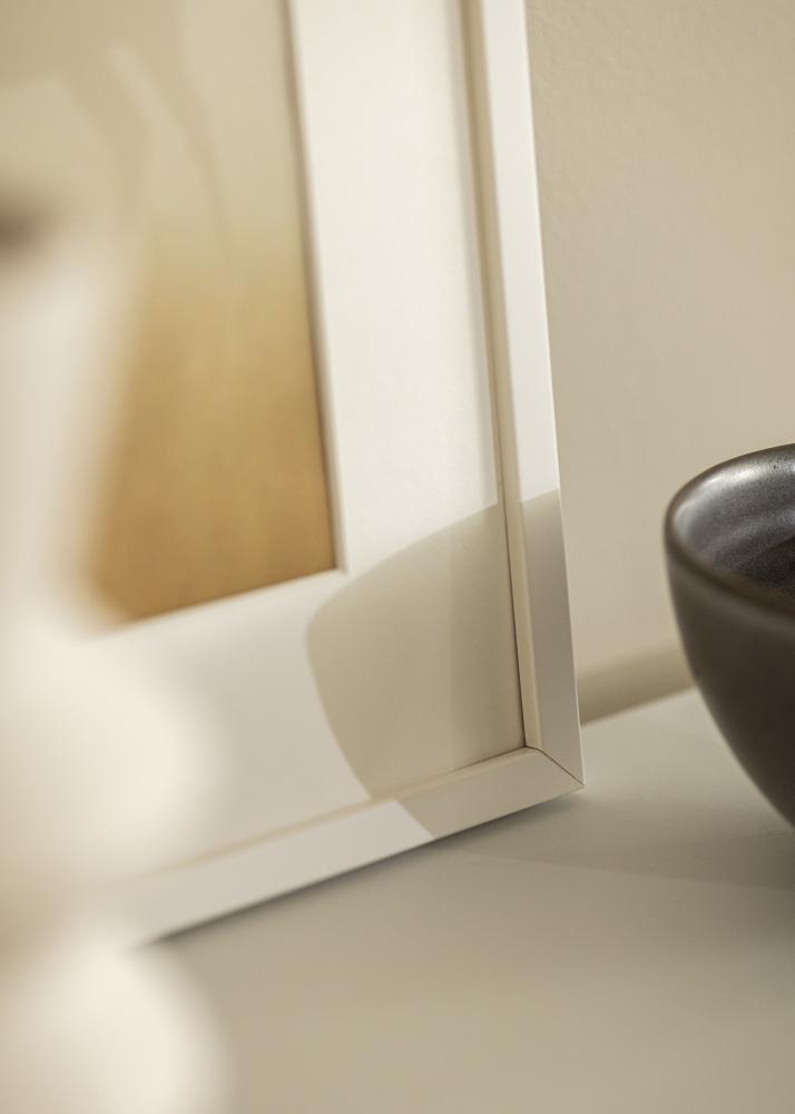 Cadre E-Line Verre Acrylique Blanc 50x50 cm