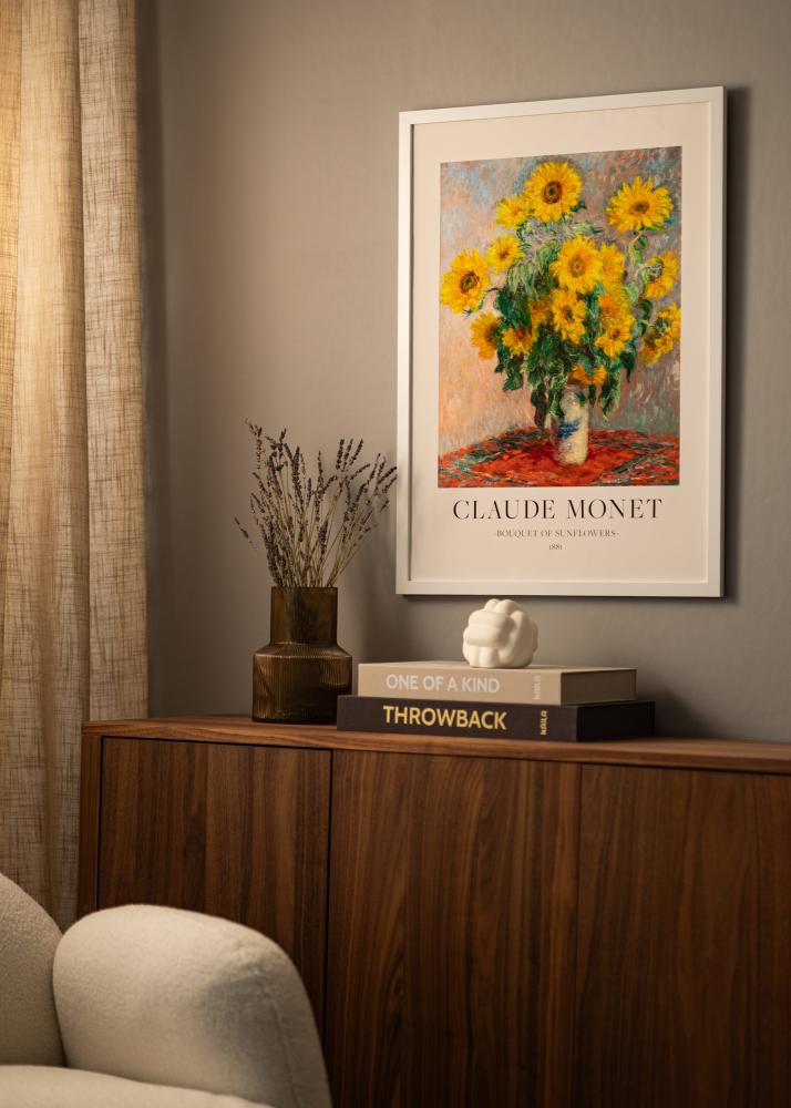 Cadre Deco Verre acrylique Blanc 60x60 cm