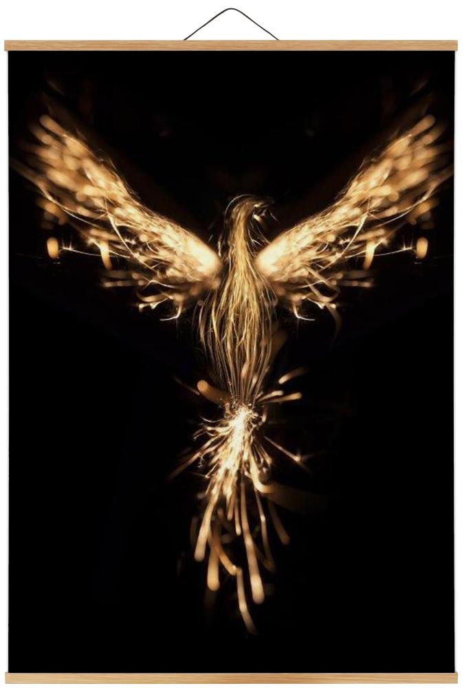 Support pour poster Chêne - 80 cm