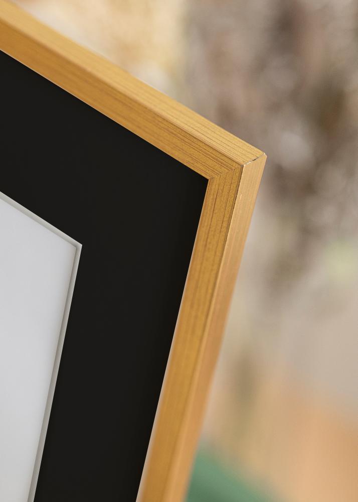 Cadre Edsbyn Or 30x40 cm - Passe-partout Noir 8x12 pouces