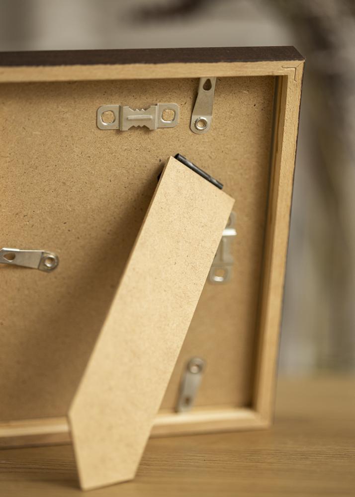 Cadre E-Line Verre Acrylique Noyer 13x18 cm