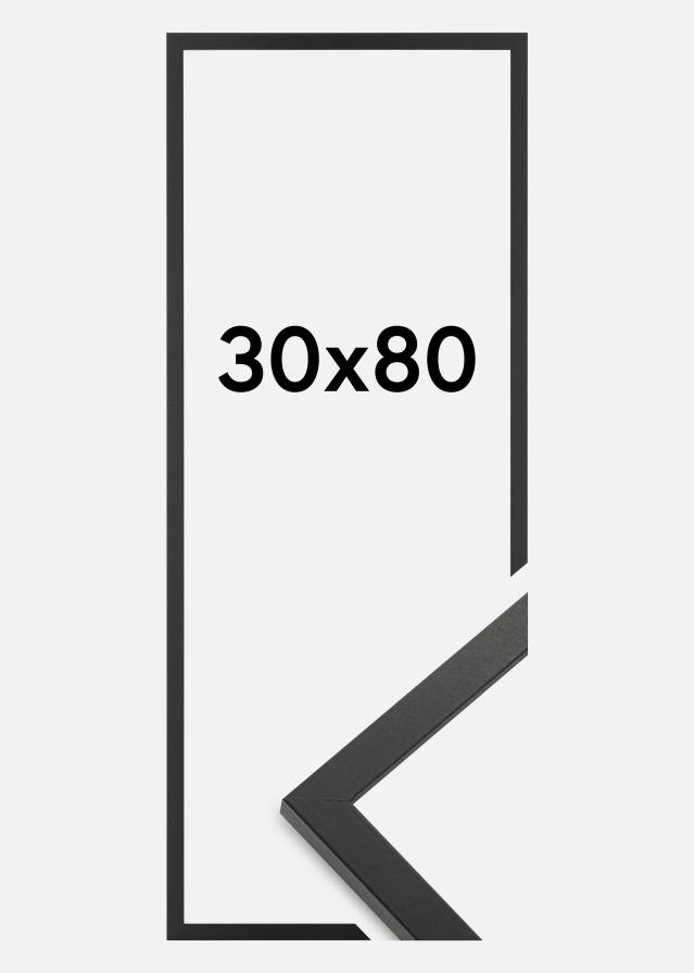 Cadre Trendy Verre acrylique Noir 30x80 cm