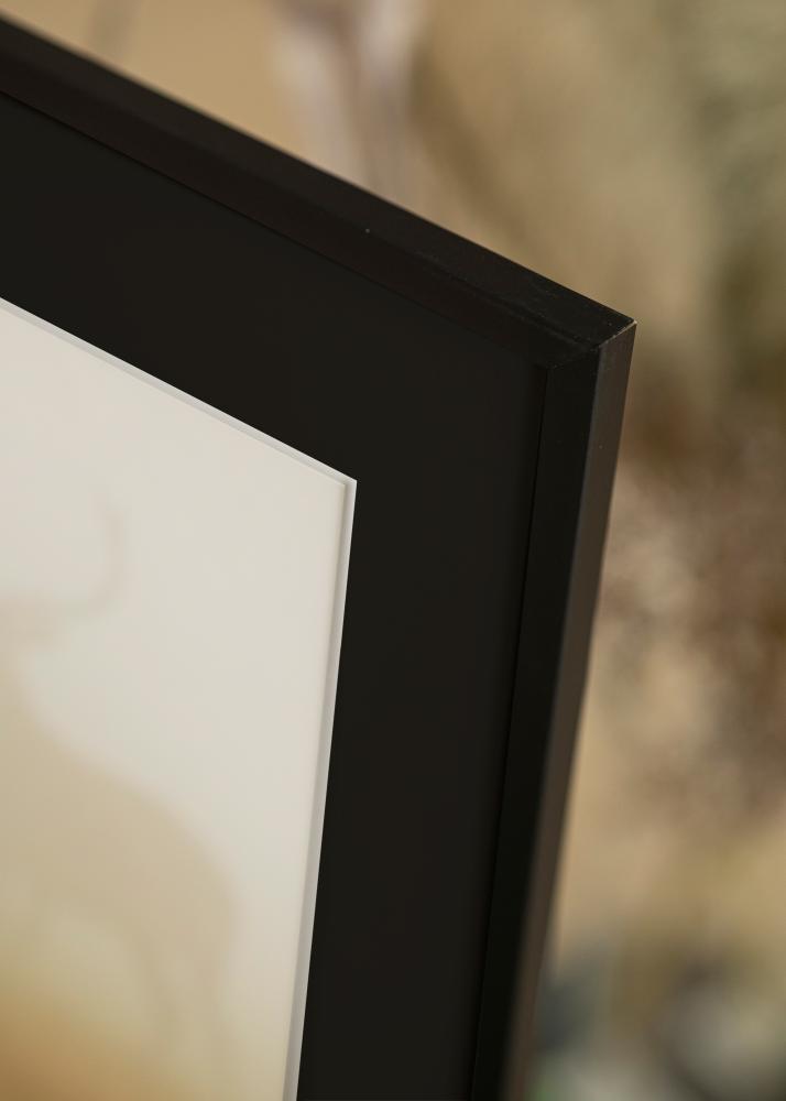 Cadre Edsbyn Noir 40x60 cm - Passe-partout Noir 32,9x48,3 cm