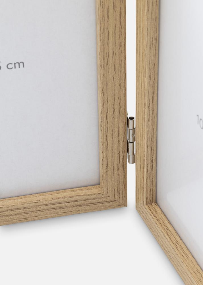 Cadre pliant Chêne Massive 10x15 cm