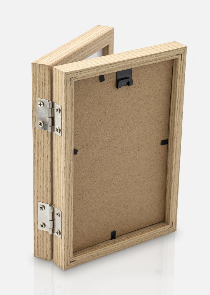 Cadre pliant Chêne Massive 10x15 cm