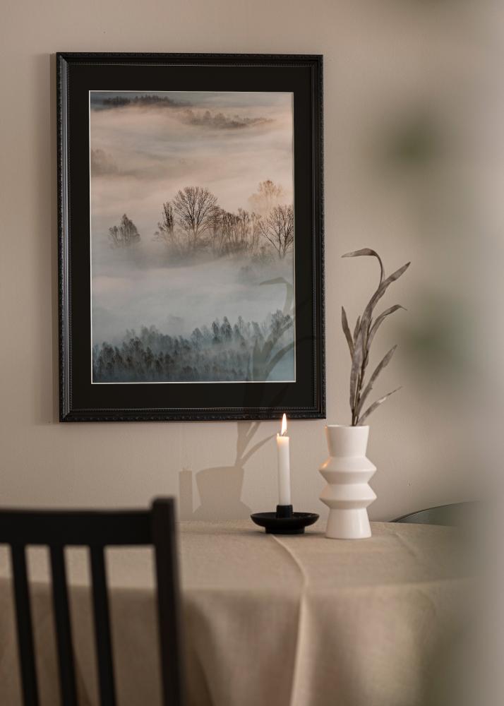 Cadre Abisko Noir 35x50 cm - Passe-partout Noir 11x17 pouces