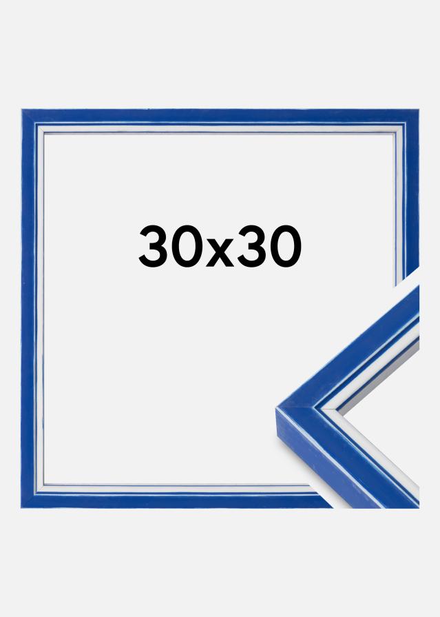 Cadre Diana Verre acrylique Bleu 30x30 cm