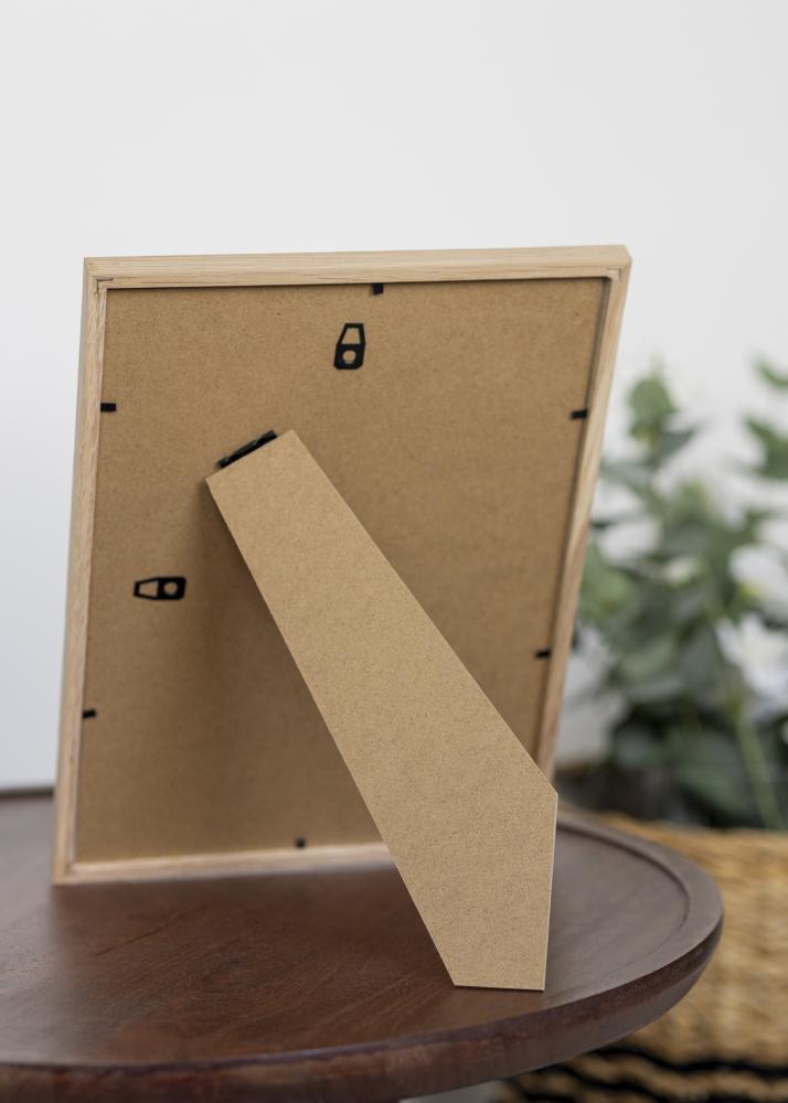 Cadre chêne étroit Acrylique 13x18 cm