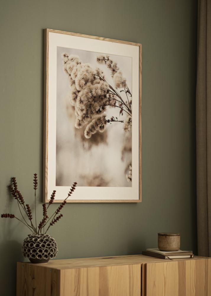 Cadre E-Line Verre Acrylique Chêne 50x50 cm